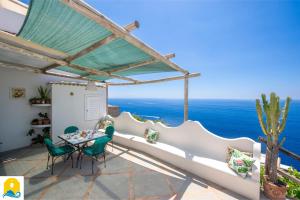 a villa with a view of the ocean at Casa Francisca in Praiano