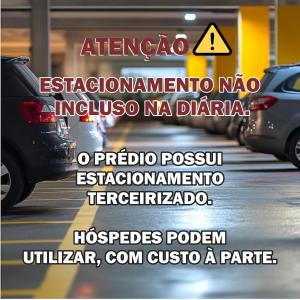 a poster of cars parked in a parking lot at Shopping 44 Hotel in Goiânia
