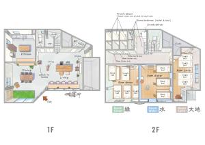 a floor plan of a house at 富士Base御殿場 Station-Side in Gotemba +63 photos