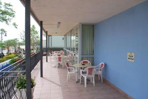 Un balcon sau o terasă la Hotel Moja +13 fotografii