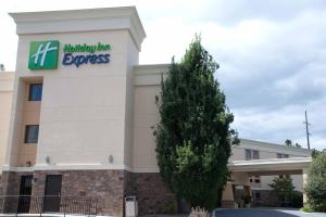 a building with a hilton inn express sign on it at Holiday Inn Express Hershey-Harrisburg Area, an IHG Hotel in Hershey