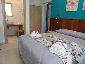 Llit o llits en una habitació de Da Neva