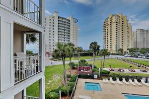 a view of a city from a balcony of a building at Grand Caribbean Perdido Key #306 West in Perdido Key