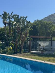 a view of a house with a swimming pool at Residence San Domenico in Forio d'Ischia