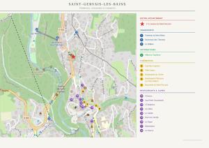 a detailed map of the singapore tennis parks at Mont Joly 2 in Le Baplieu