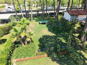 an aerial view of a park with a playground at Harmonia Village in Lido di Jesolo