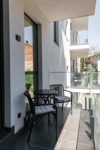 Balkon atau teras di Select Hotel