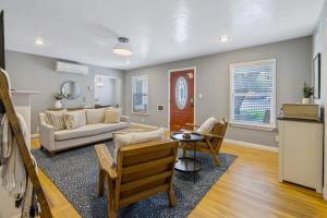 a living room with a couch and a table at Victory On Vine in Paso Robles