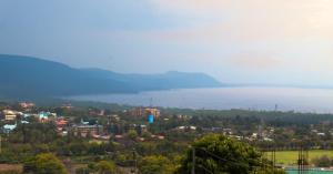 a view of a city with a body of water at Cherve BnB in Nakuru