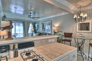 a kitchen with a stove and a counter top at San Clemente - Monterey B in San Clemente