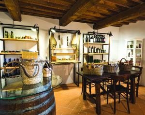 Nápoje v ubytovaní Agriturismo Podere San Gregorio
