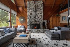 Et opholdsområde på Pendleton Pines Lodge