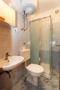 Koupelna v ubytování Apartman Marjeto