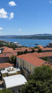 a view of a city with buildings and a body of water at Aspera Hotel Taksim in Istanbul