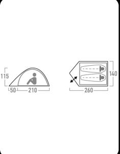 a diagram of a tent with a bird on it at Camping tents rent in Karakol