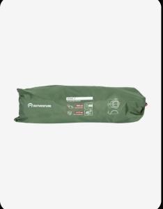 a green bag sitting on top of a counter at Camping tents rent in Karakol