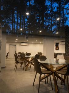 a group of tables and chairs in a room at Teracite in Varna City