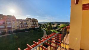 a view from a balcony of a building at Sun And Moon in Ayamonte