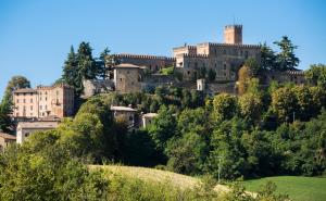 a castle on top of a hill at Castello di Tabiano in Tabiano