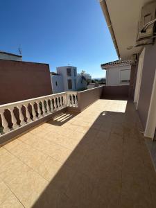 a view from the balcony of a house at Apollonian House in Korinthos +11 photos