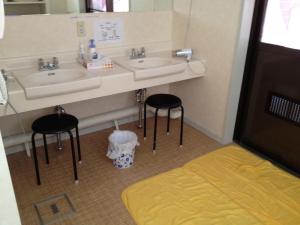 Vonios kambarys apgyvendinimo įstaigoje Iyashinoyado Rodem