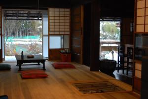 Voodi või voodid majutusasutuse Goemon Kyoto Japan toas