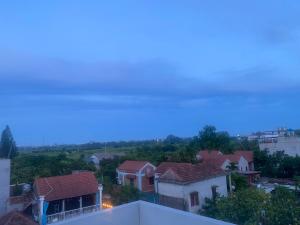 a view of a residential neighborhood with houses at Viet Anh Homestay in Ninh Binh