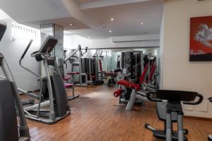 a gym with several treadmills and cardio machines at Hotel Zum Stern inkl Gasteiner Bergbahnen im Sommer in Bad Hofgastein +178 photos