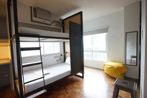 Postelja oz. postelje v sobi nastanitve Z Hostel