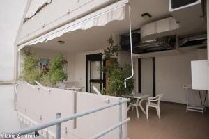 En balkong eller terrasse på Hotel Cristal
