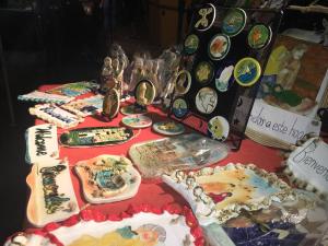 a table with a bunch of items on it at Above the Plaza 6 (with A/C) in Rincon