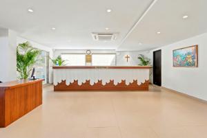 a lobby of a hospital with a reception desk at Verano Hotel & Spa Arpora Goa in Arpora +27 photos