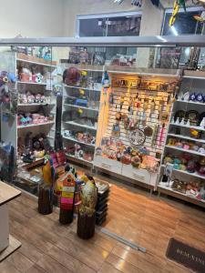 a store filled with lots of toys and other items at Pousada Castro in Aparecida