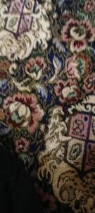 a close up of a rug with patterns on it at Home in Faisalabad