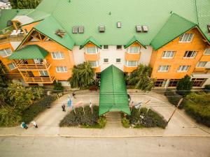 O edifício em que o hotel se localiza