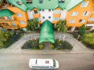 O edifício em que o hotel se localiza