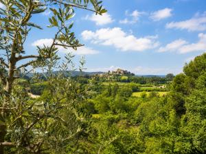 a view of the countryside from the trees at L'Eden in Ansouis +1 photo