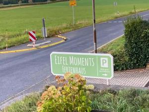 a street sign on the side of a road at Eifel Moments in Kall +21 photos