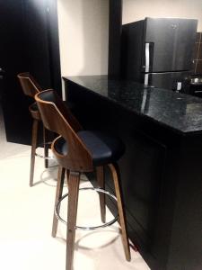 Kuchyň nebo kuchyňský kout v ubytování Deluxe Apartment Bellini II