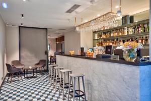 
The lounge or bar area at La Falconeria Hotel
