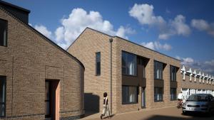 Bygningen som lejligheden ligger i