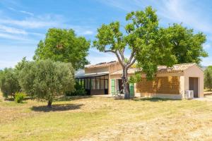 a house with a tree in the yard at Maison de campagne in Aubagne