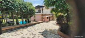 a view of a house with a swimming pool at Holiday villa in Lonavala