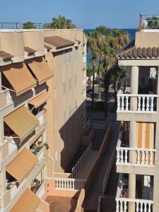 an aerial view of buildings in a city at Piso Delfin Playa in Moncófar