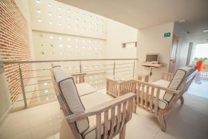 Posezení v ubytování Hotel Mar del Plata