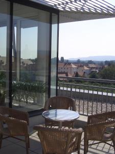 A balcony or terrace at Kolping Campus Krems