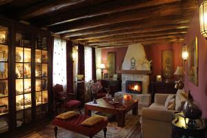Posezení v ubytování La Posada Del Canal