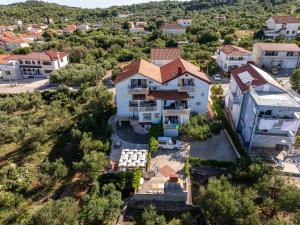 an aerial view of a house at Villa Bosotina Royal Sea View in Kukljica