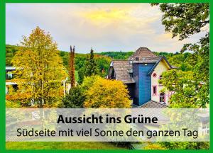 a house in the middle of a forest at MARKs Ferienwohnung in Bad Sachsa - waldnah, hundefreundlich, ruhig! Ideal für Paare mit Hund in Bad Sachsa