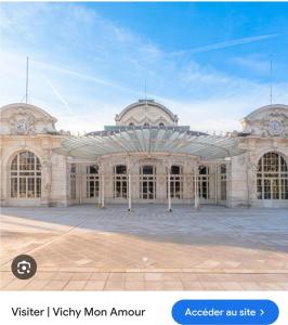 a large stone building with a large courtyard at Refuge climatisé tout proche du Pal in Le Pin +7 photos